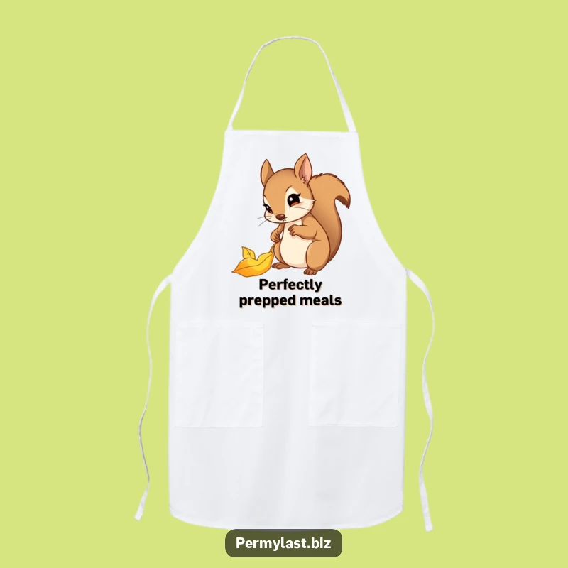 Funny Chef Squirrel Apron - Determined Filing Gift for Kitchen Organizers