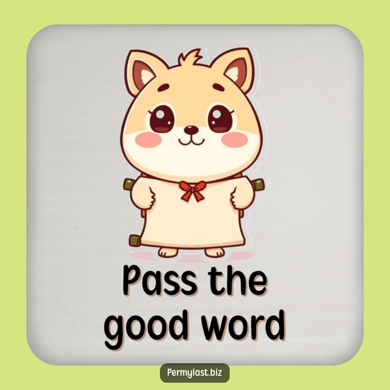 Funny Character Scroll Coasters: Add Whimsy to Your Table