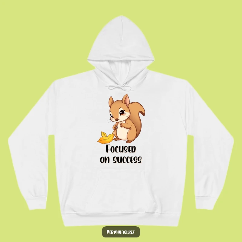 Funny Squirrel Hoodie - Cozy Determined Organizer Pullover Gift