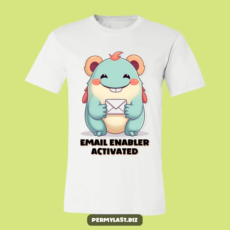 Funny Grinning Creature T-Shirt - Hilarious Email Icon Apparel and Gift